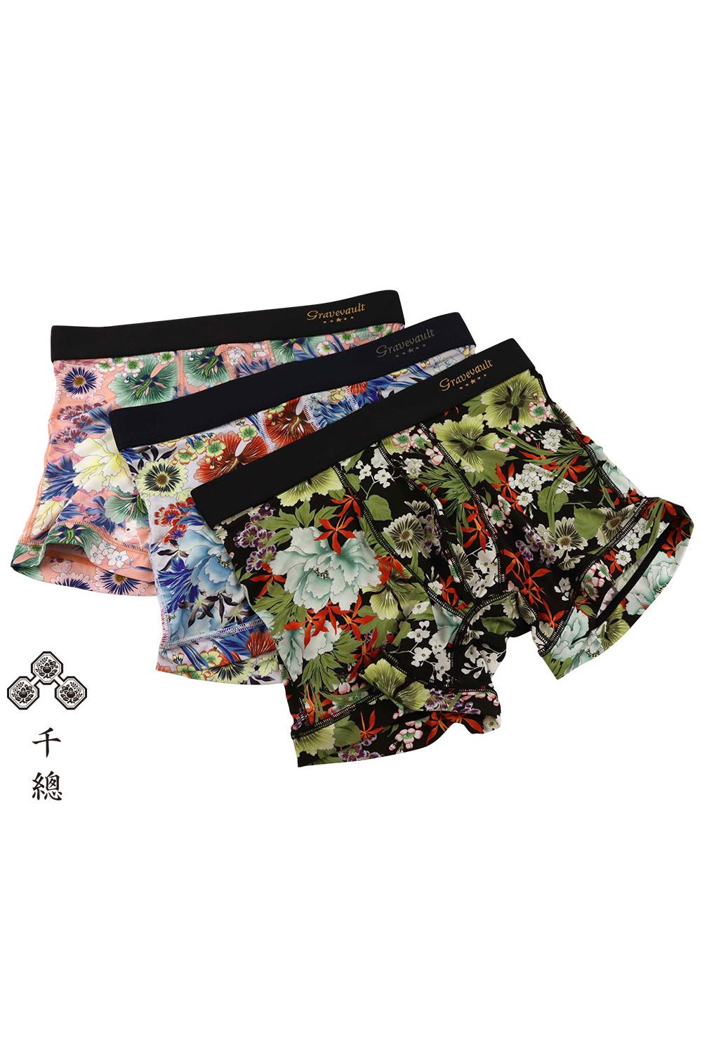 芙蓉百花 Short Boxer - 珊瑚