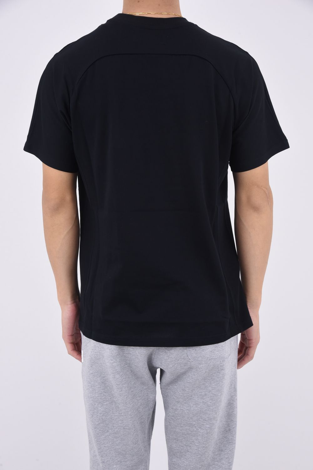 BIG CRANE T-SHIRT / 折り鶴プリント クルーネック Tシャツ ブラック