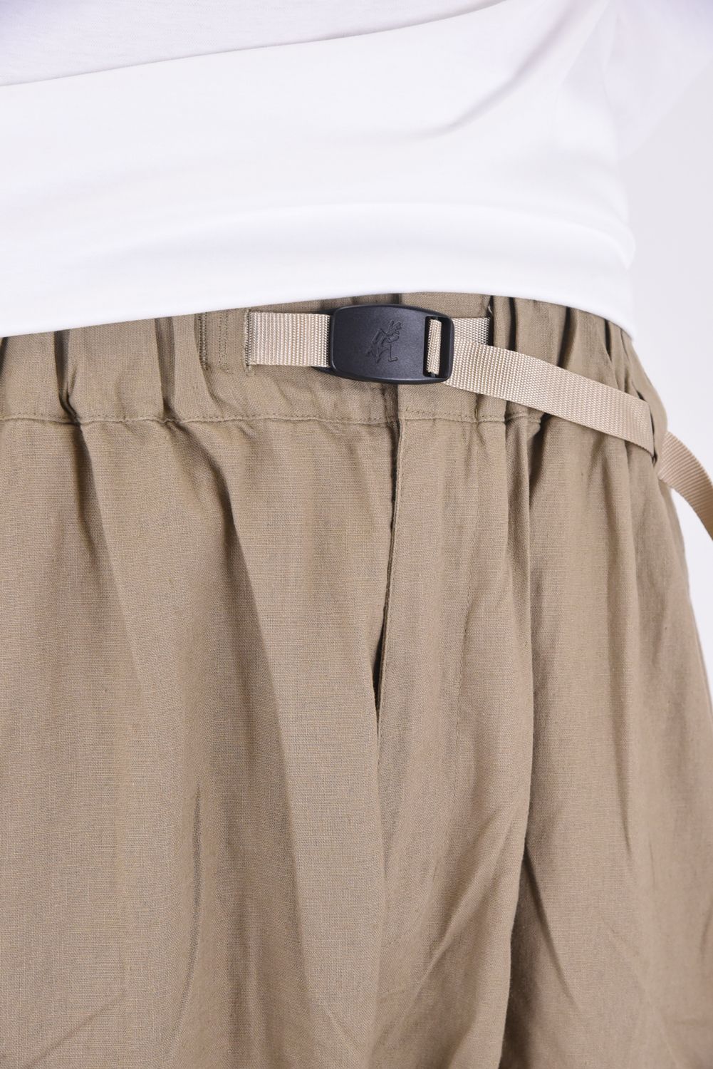WM / GRAMICCI SAROUEL PANTS / グラミチコラボ コットン / リネン サルエルパンツ ベージュ