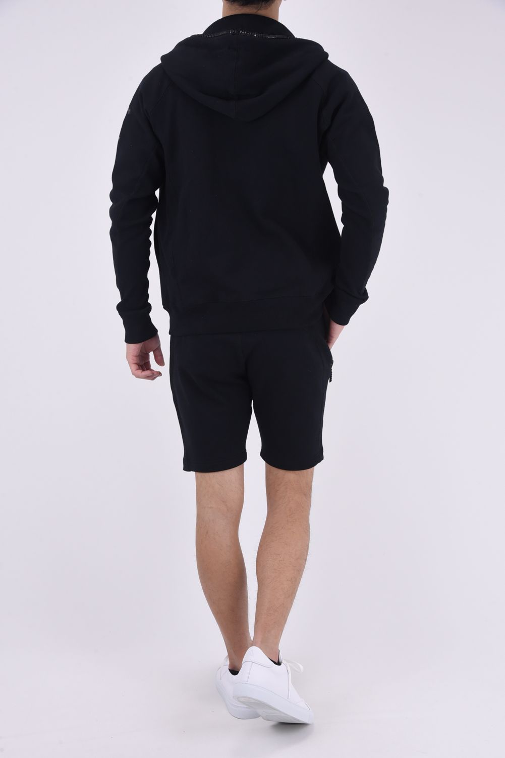 1PIU1UGUALE3 RELAX - GLITTER ZIP HOODIE / グリッターロゴ