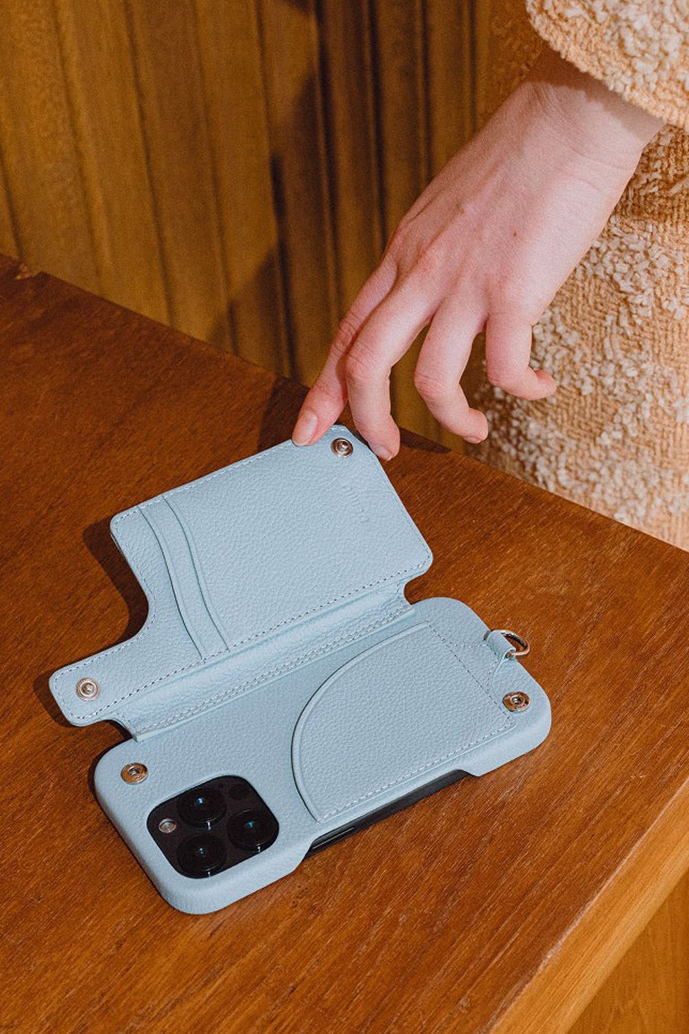 【iPhone16】 BALLON / バロン iPhoneケース スカイブルー