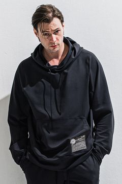 WILL PULLOVER HOODIE / メッセージプリント プルオーバーパーカー (ブラック) (2月上旬入荷予定) ※オーダー締切12/13(土)17:00