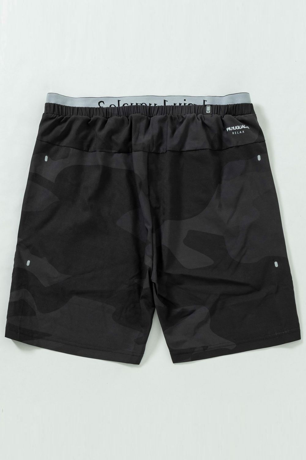 CAMO/PAISLEY LIGHT SHORTS / カモフラ柄 ライトショートパンツ ブラック