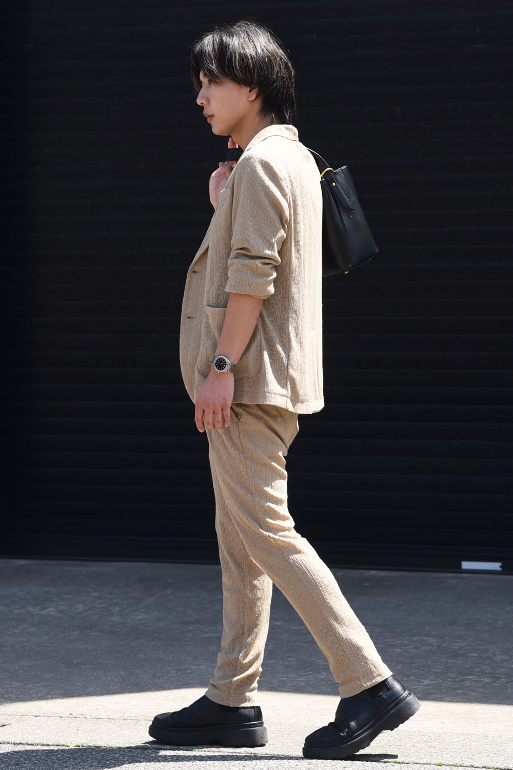 【113 RELAX】 涼しげなジャガードセットアップを使用したスタイリング