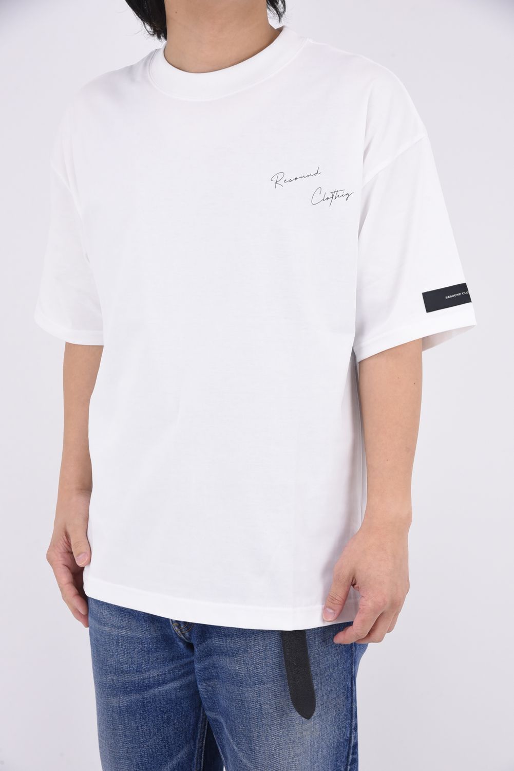 BACK PHOTO OVER TEE / バックフォト オーバーTシャツ ホワイト