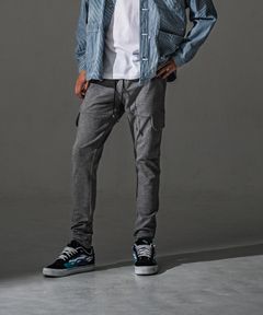Darrell blister cargo  PT / 【定番】 ブリスターニット ダレルカーゴパンツ (グレー)（7月下旬入荷予定）※オーダー締切:5月23日(土)17時