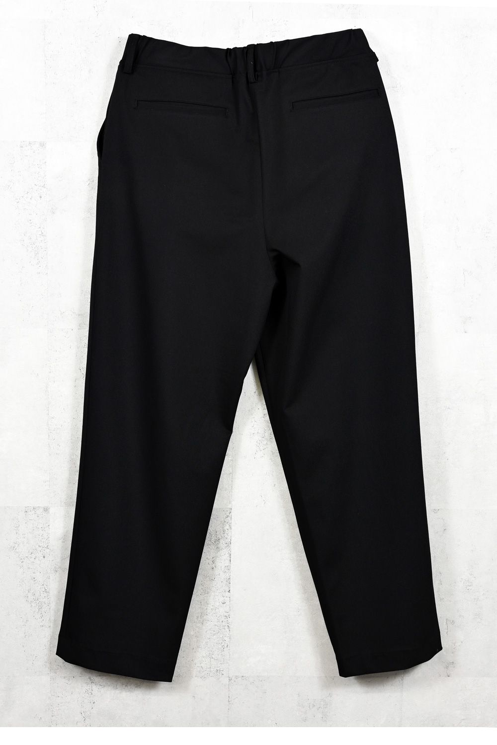 BEN PANTS / ルーズフィット ワイドシルエット ロングパンツ (ブラック) (1月中旬入荷予定)