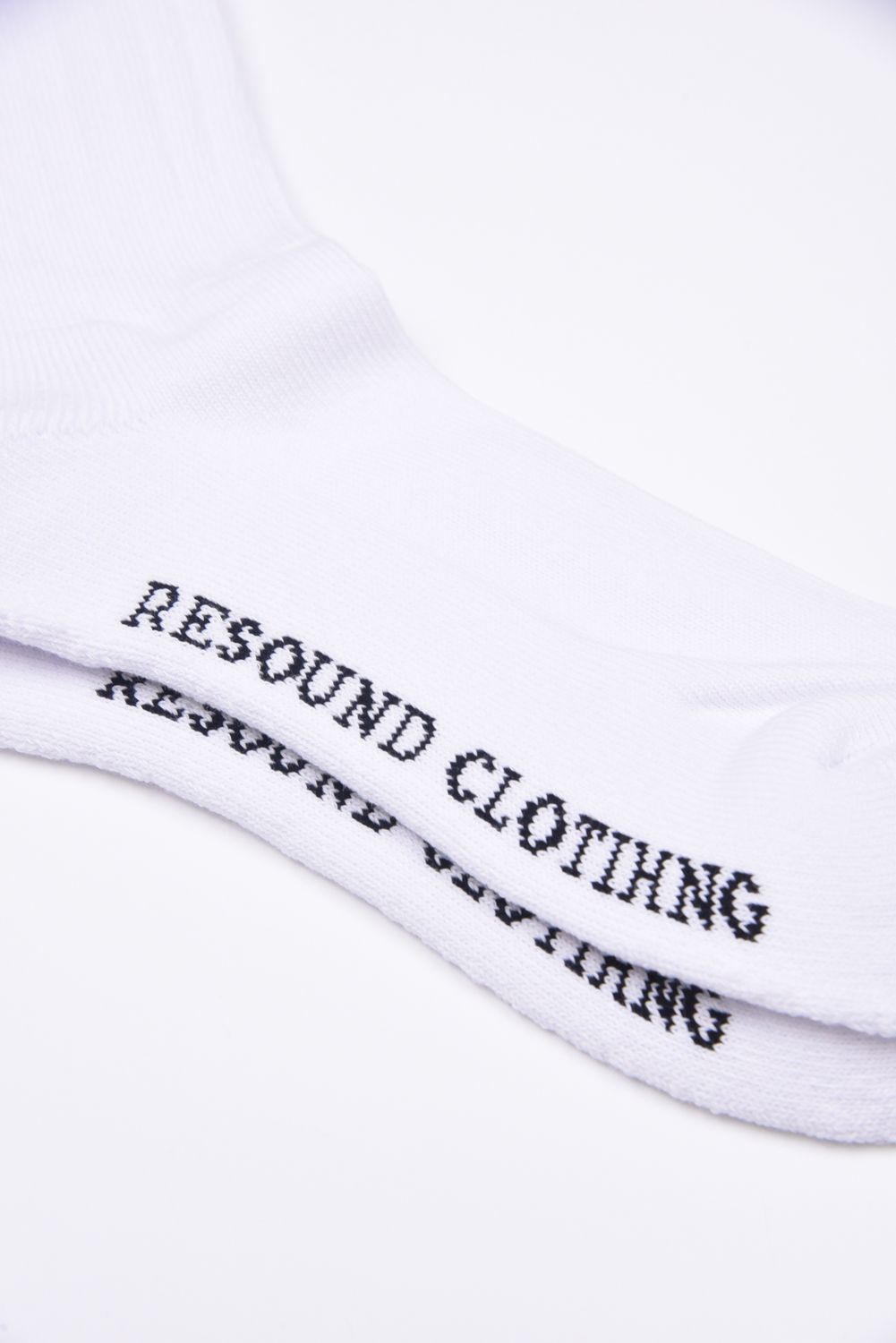 RC SP SOX2 (2足セット) / RCロゴ ミドルソックス ホワイト
