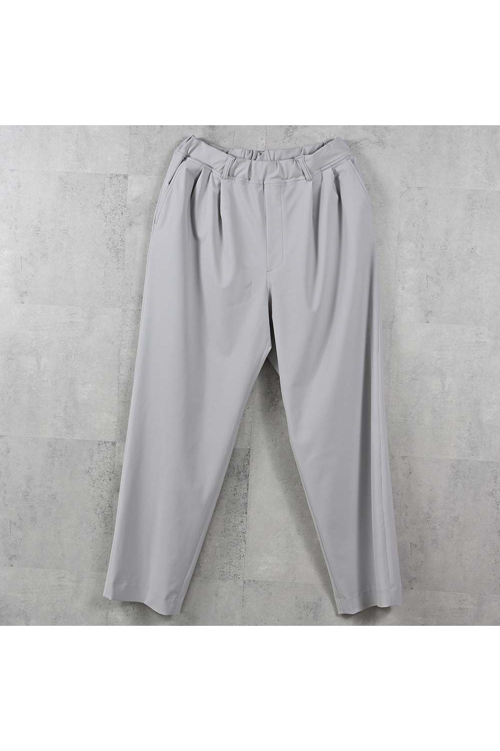 BEN PANTS / ルーズフィット ワイドシルエット ロングパンツ (グレー) (5月中旬入荷予定) ※オーダー締切:2月15日(日)18時
