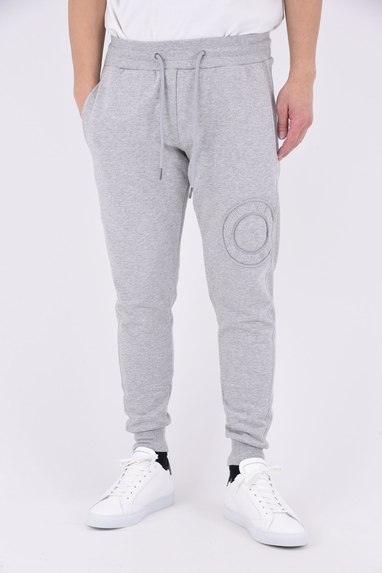 CIRCLE LONG PANTS / サークルロゴ スウェットパンツ (グレー)