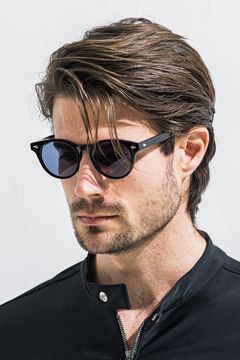 RLJ GLASS / ボストンフレーム サングラス (ブラック) (近日入荷予定)  ※オーダー締切:2月15日(日)18時