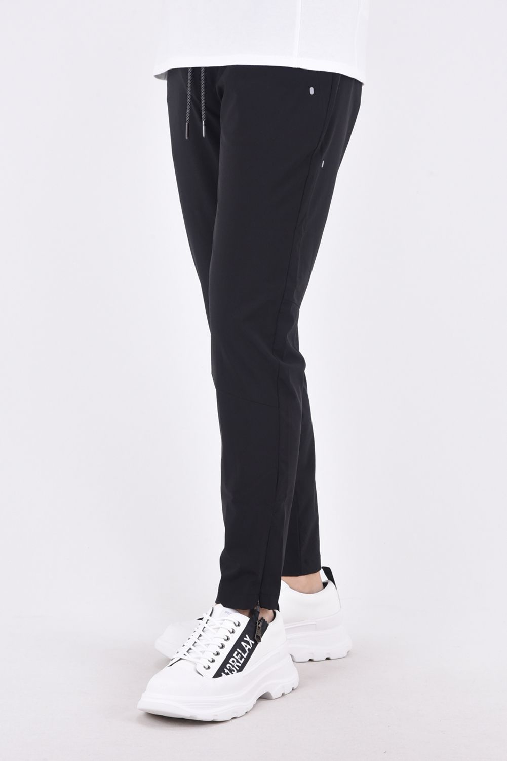 RUNNING LOGO  LONG PANTS  / ランニング ロゴ ロングパンツ ブラック