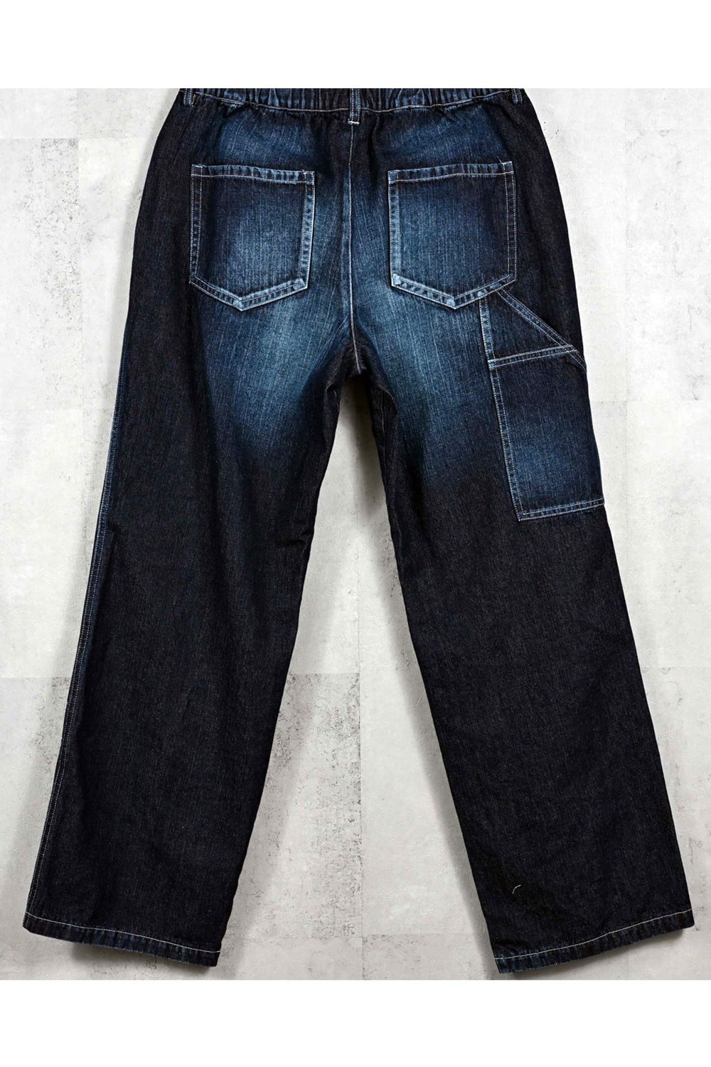 DOUBLE KNEE PT / ダブルニー ワークデニムパンツ (ダークインディゴ) (2月中旬入荷予定)