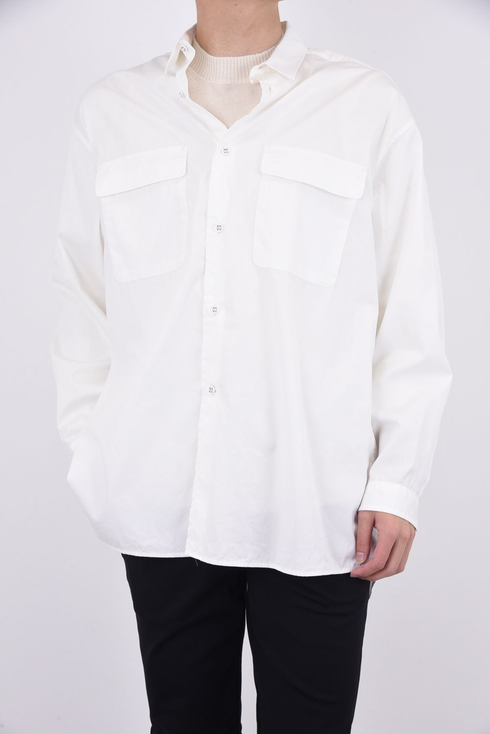 White Mountaineering - TYPEWRITER LONG SLEEVES WIDE