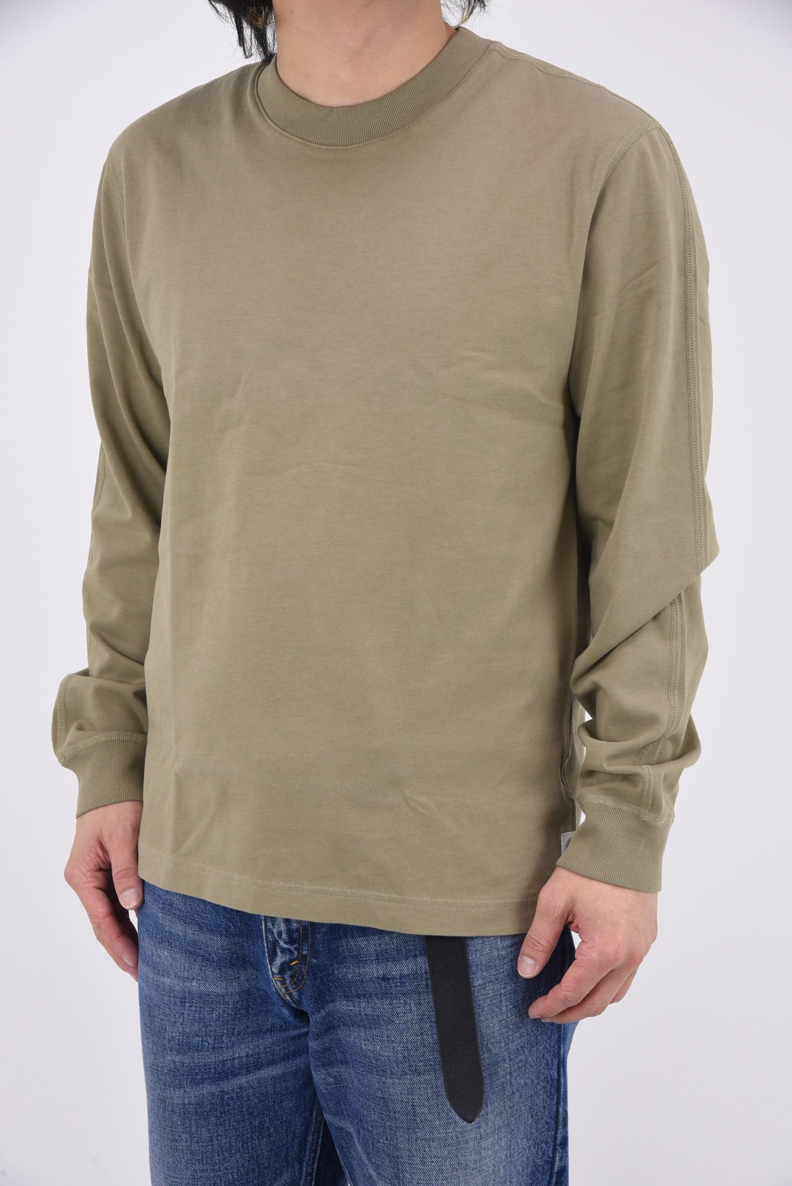 【国内正規品】 【STANDARD FIT】 MIDWEIGHT JERSEY LONG SLEEVE / ミッドウェイト ジャージ スタンダード 長袖Tシャツ サイプレス
