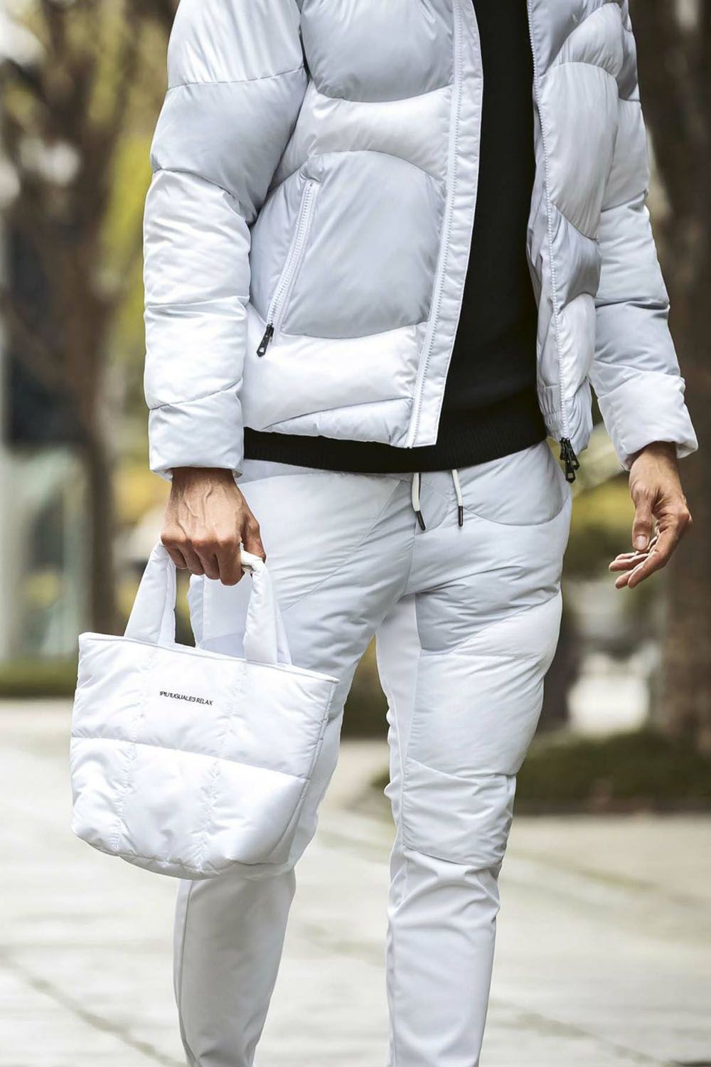 QUILTED LUNCH BAG / キルティング ランチバッグ ホワイト