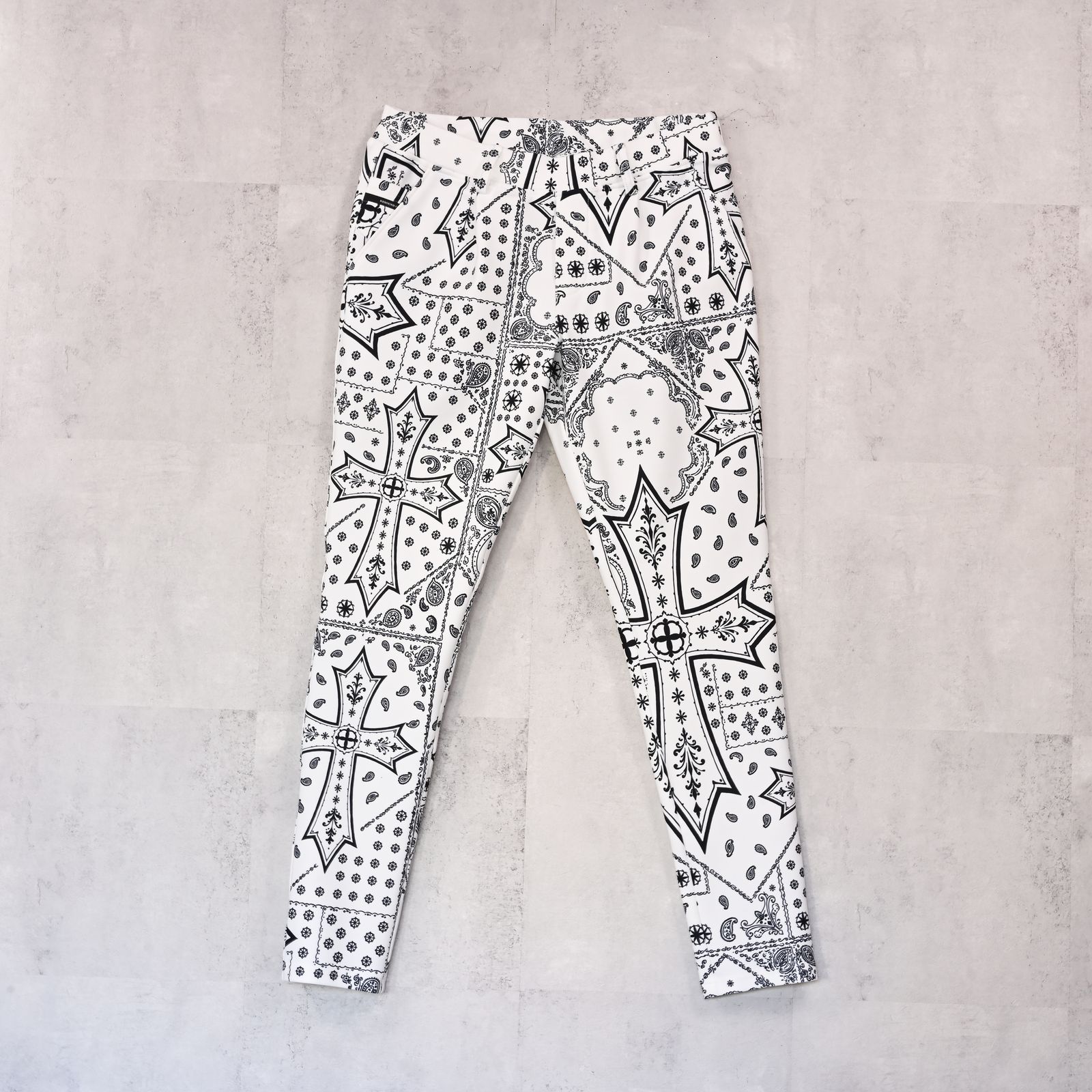 CHRIS EASY TUCK PANTS / ハイテンショントリコット スラックスイージータックパンツ (クロスホワイト) (1月上旬入荷予定) ※オーダー締切:9月7日(月)17時