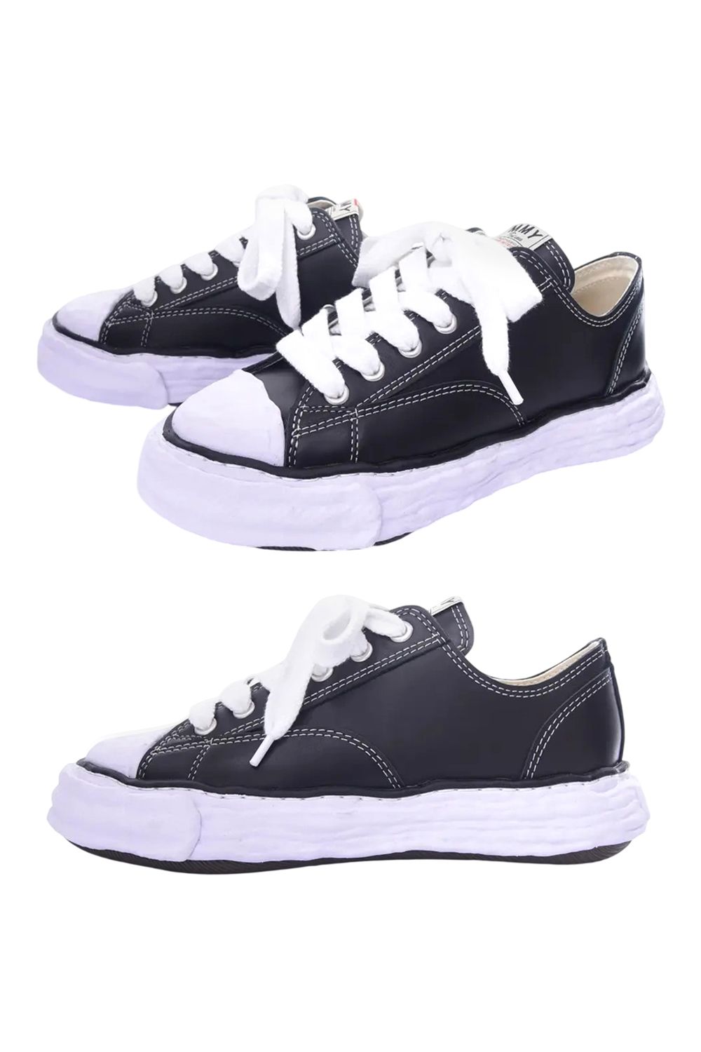 【PETERSON23】 OG sole Leather Low-top Sneaker / レザー ローカットスニーカー (ブラック)