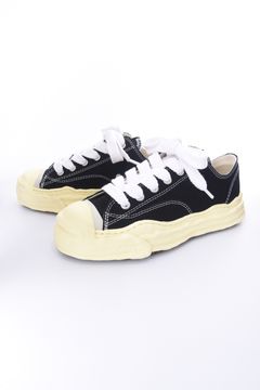 "HANK LOW" OG vintage color sole Canvas Low-top Sneaker / オリジナルソール キャンバス ローカット ブラック