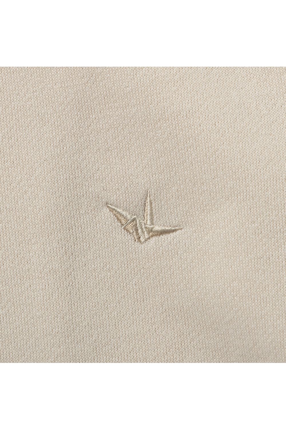 【26SS】 HOOD EMBOSSED LOGO HOODIE / エンボスロゴ ジップパーカー (ベージュ) (2月上旬入荷予定)