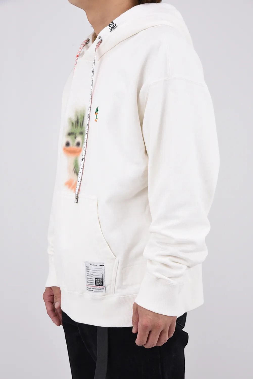 LEON PRINTED SWEAT HOODIE / キャラクタープリント パーカー (ホワイト)