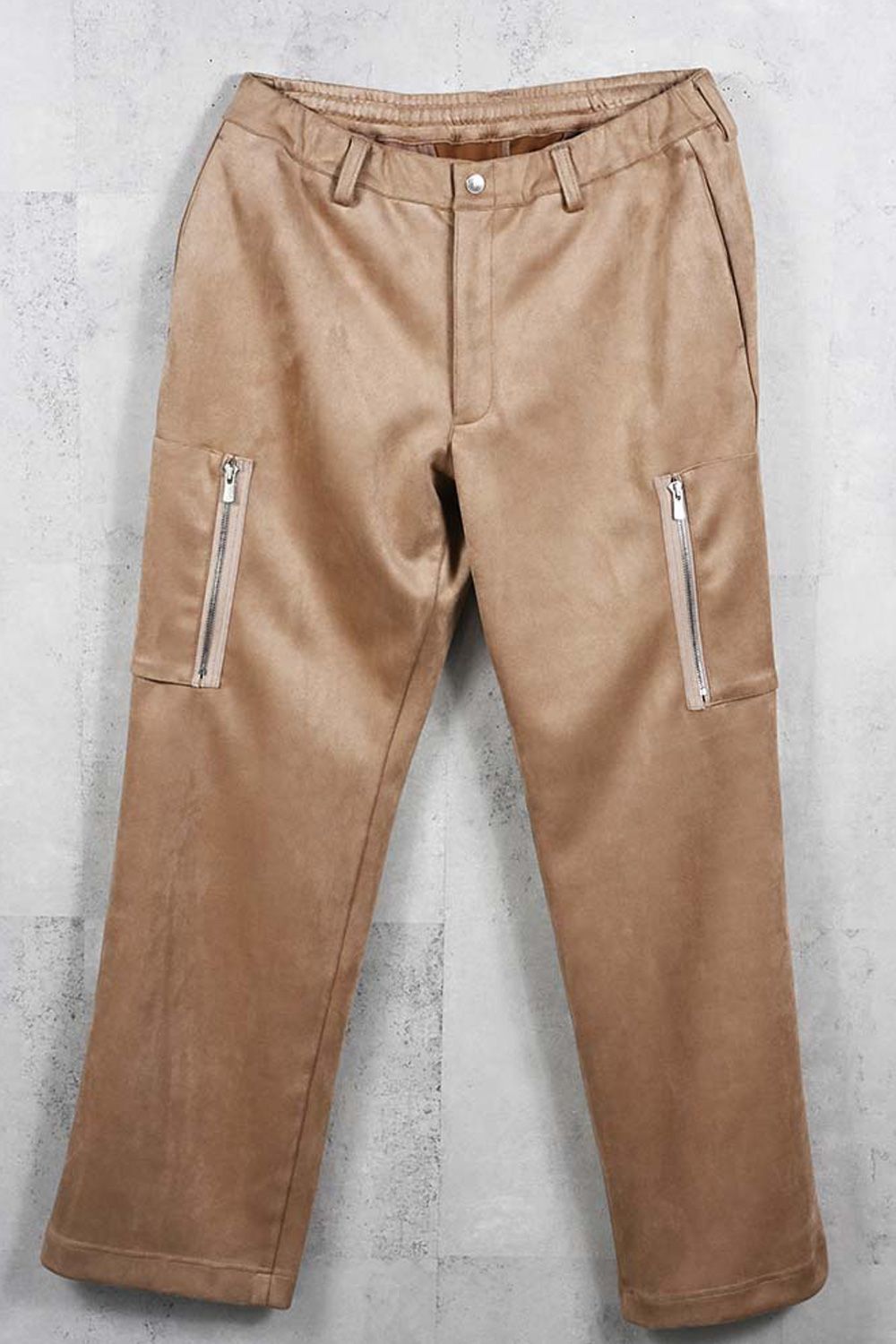 DAVID CARGO PANTS / スウェードジャージー ミリタリーカーゴパンツ (ブラウン) (1月上旬入荷予定) ※オーダー締切：9月1日(月)18:00