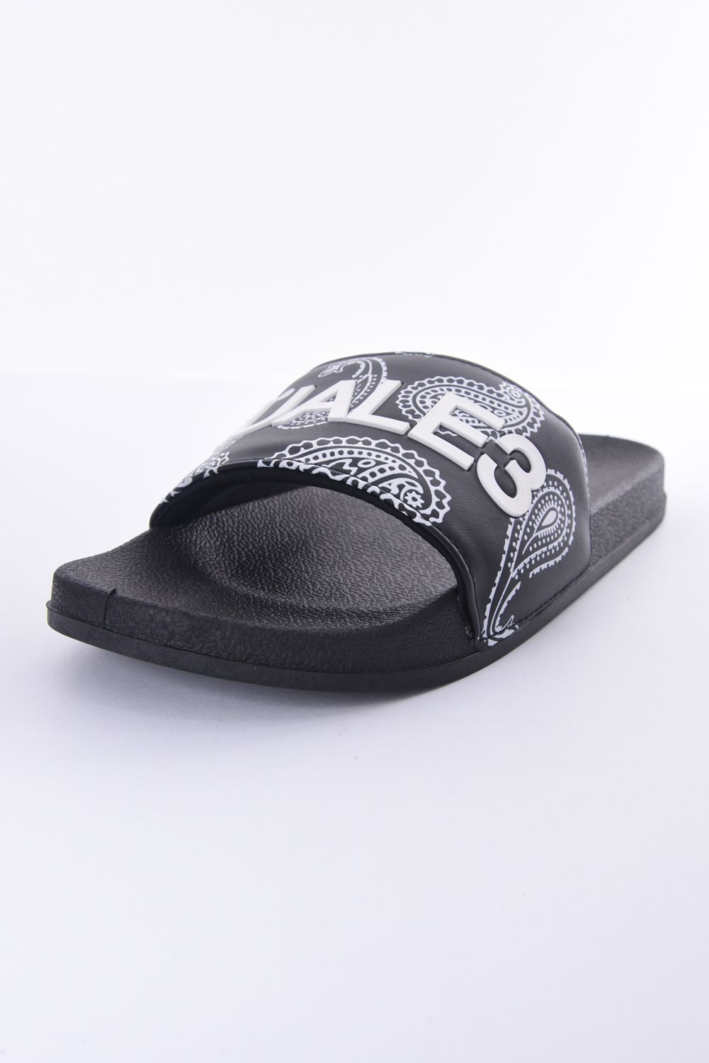 PAISLEY SANDALS / ロゴ ペイズリー柄 シャワーサンダル (ブラック)