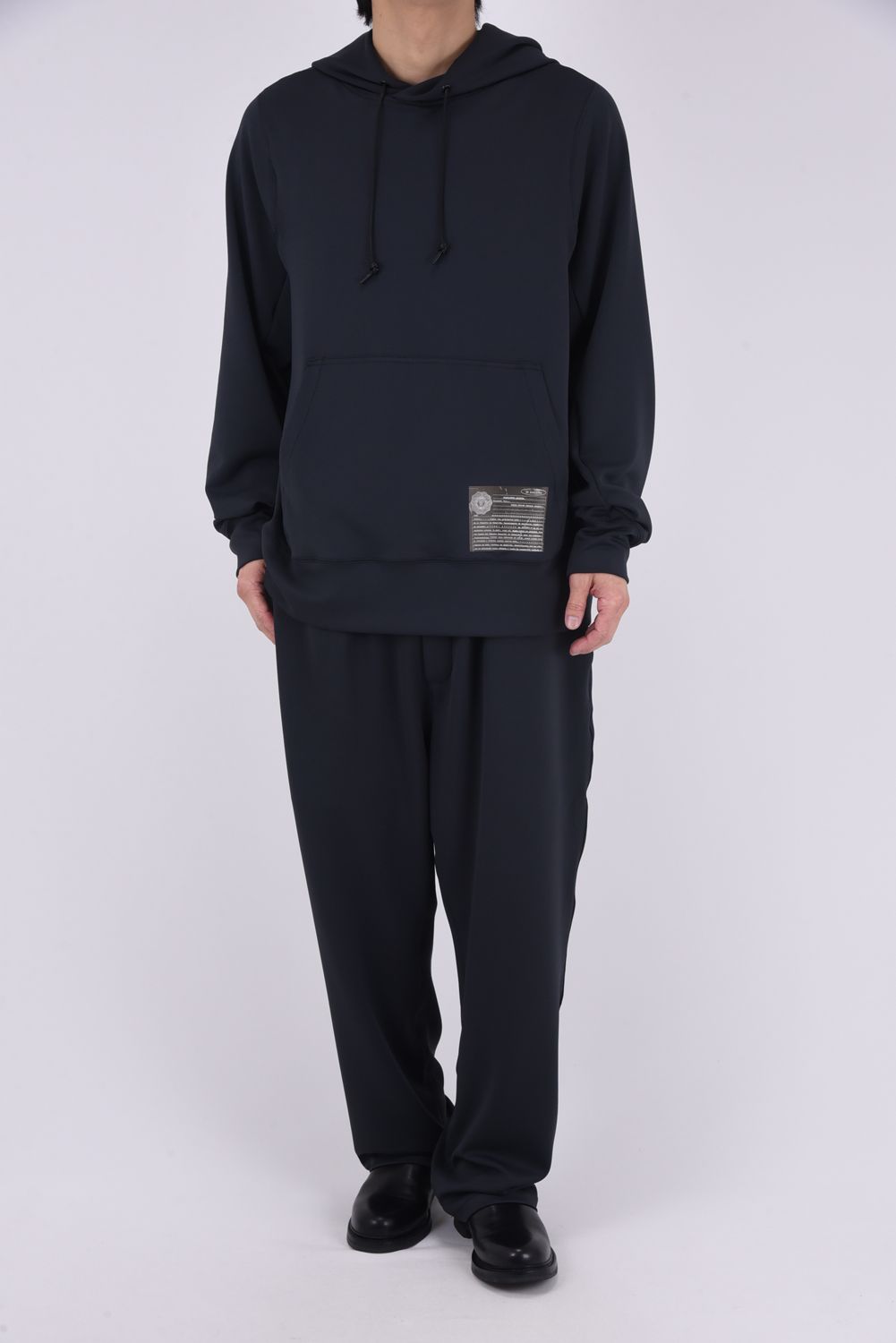 WILL PULLOVER HOODIE / メッセージプリント プルオーバーパーカー (ブラック)