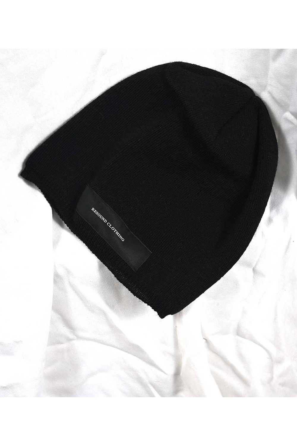 WOOL KNIT CAP / ウール ニットキャップ (ブラック) (12月上旬入荷予定) ※オーダー締切：9月1日(月)18:00