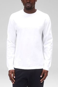 【国内正規品】【STANDARD FIT】 MIDWEIGHT JERSEY LONG SLEEVE / ミッドウェイト ジャージ スタンダード 長袖Tシャツ ホワイト