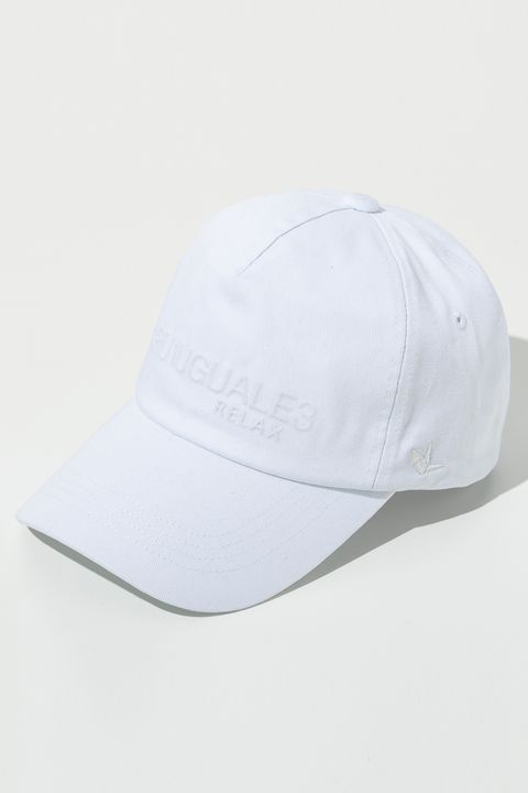 EMBOSSED LOGO CAP / エンボスロゴ ベースボールキャップ (ホワイト)
