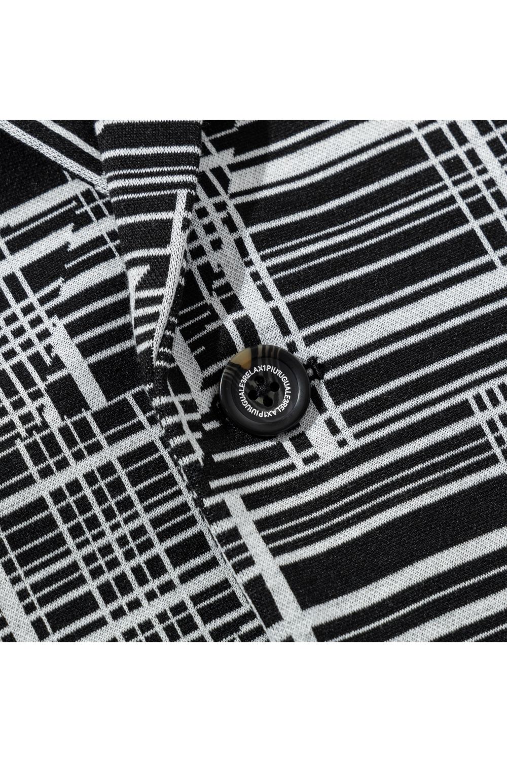 【26SS】 GEOMETRIC CLASSIC JACQUARD JACKET / ジオメトリック総柄 テーラードシングルジャケット (ブラック) (2月上旬入荷予定)