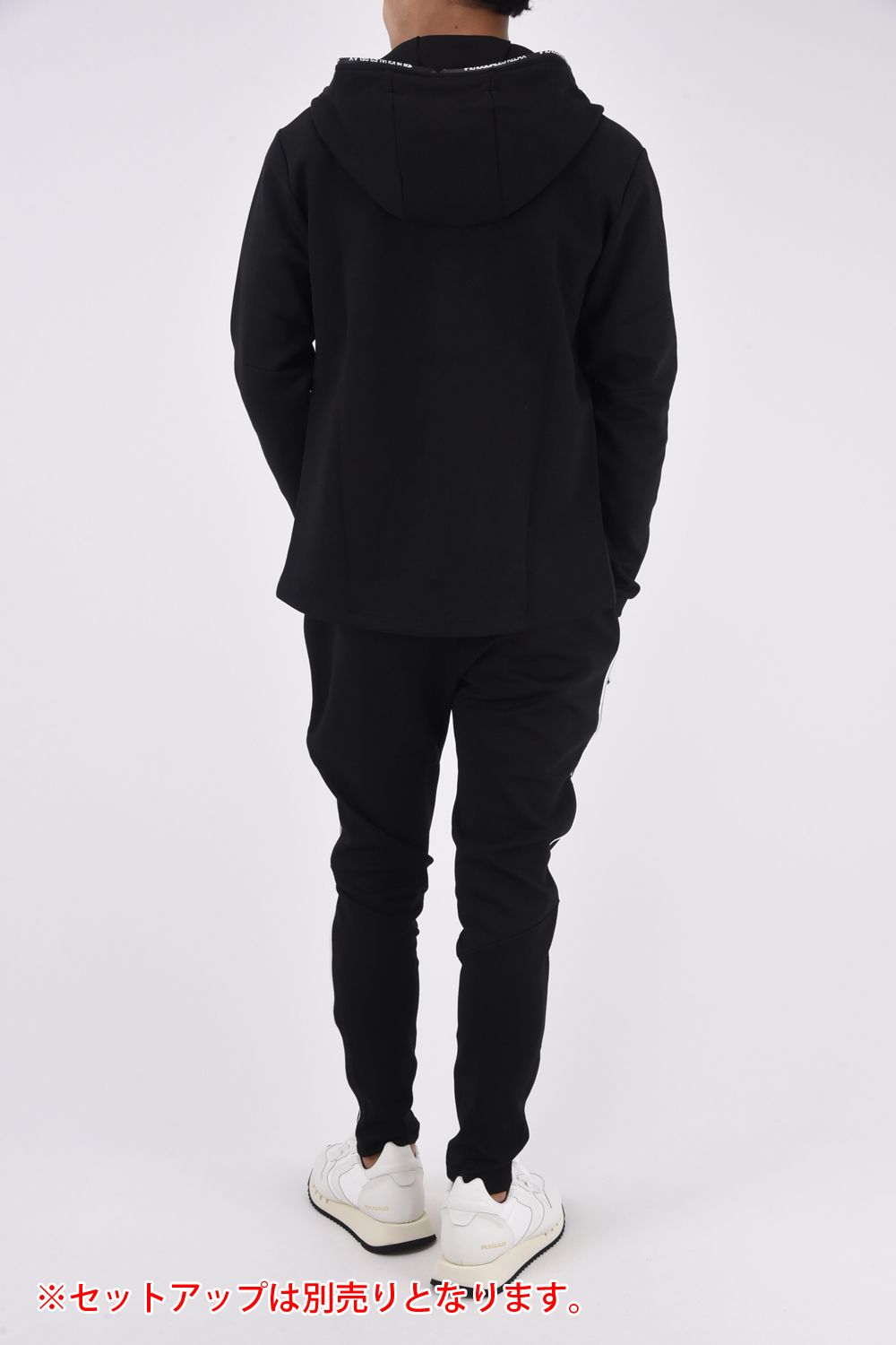 PIPING LINE PANTS / パイピングライン パンツ ブラック