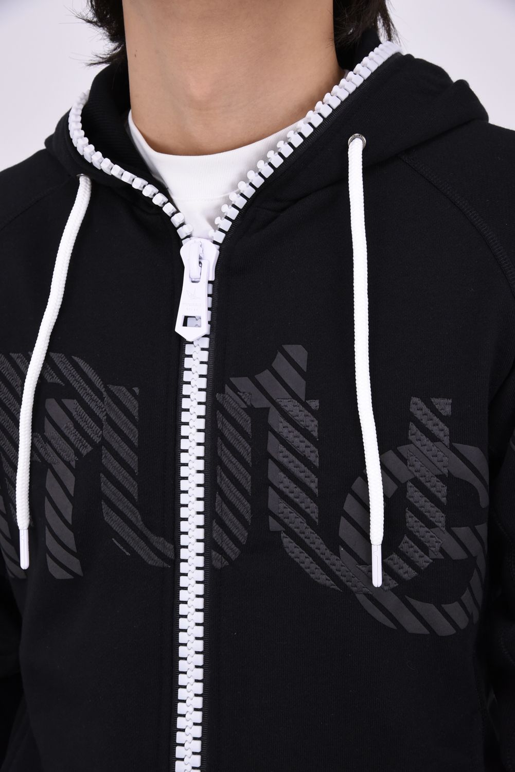 【26AW】 TC FRENCH TERRY SHADOW LOGO HOODIE / フレンチテリー シャドウロゴ フーディー (ブラック)