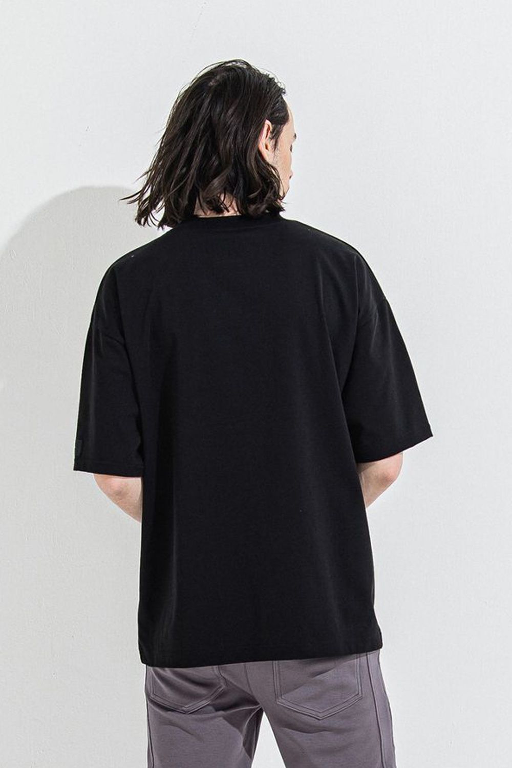 RC OVER TEE / RCロゴ オーバーTシャツ ブラック/ブラック
