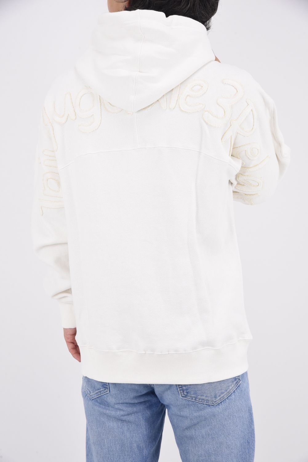 PATCH LOGO HOODIE / バックロゴ ヘビースウェット フーディー (ホワイト)