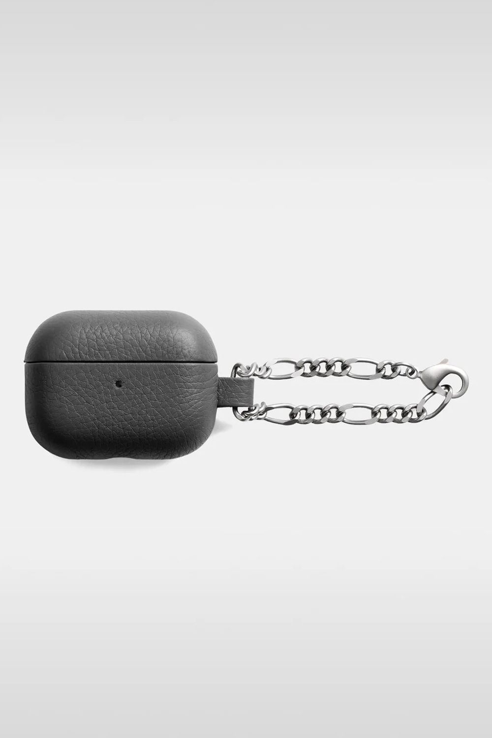 LEATHER AirPods Pro CASE WITH CHAIN / チェーン付レザーAirPods Proケース (グレー)