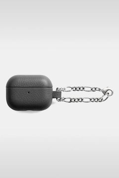 LEATHER AirPods Pro CASE WITH CHAIN / チェーン付レザーAirPods Proケース (グレー)