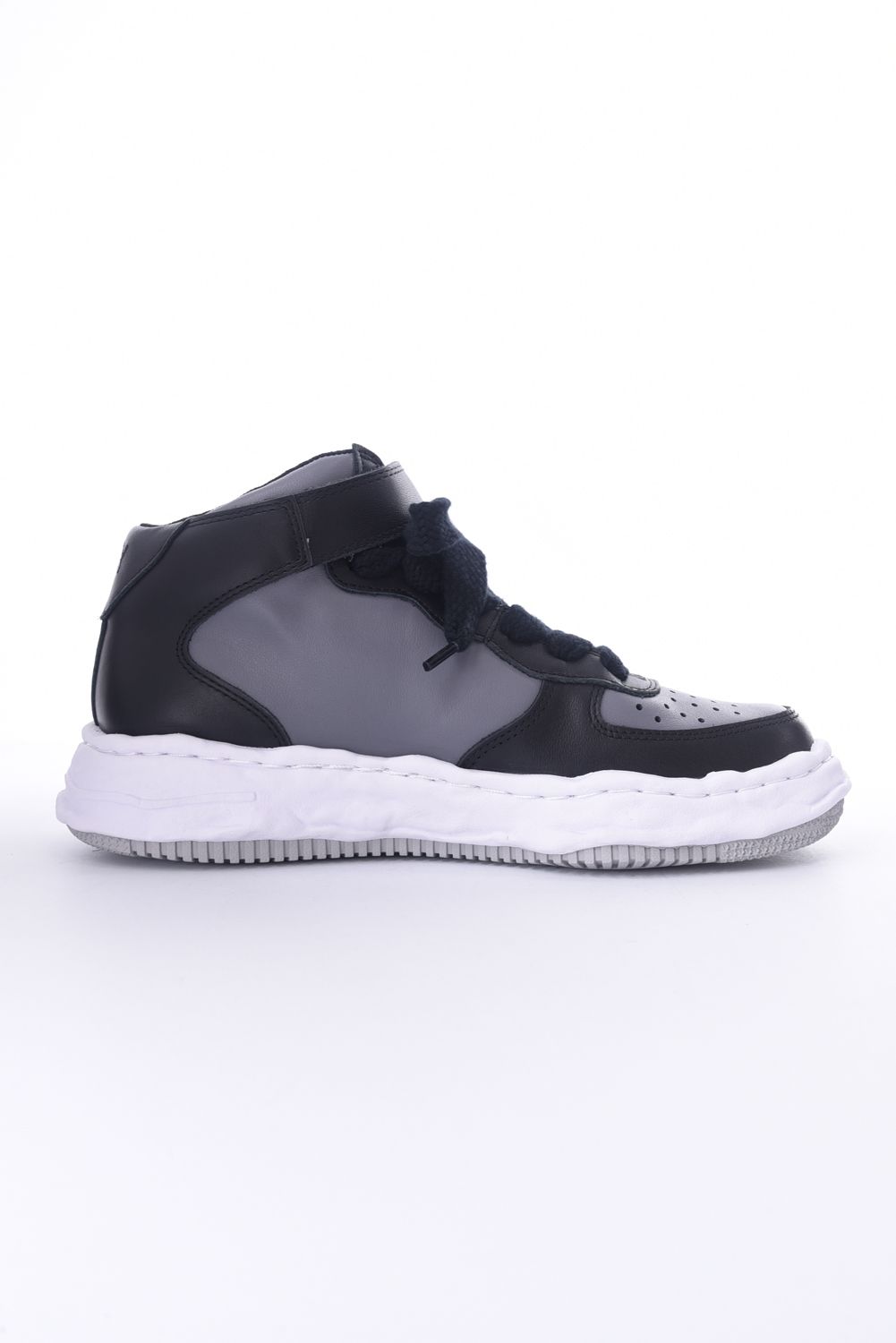 "FREDDIE HIGH" OG sole leather High-Top sneaker / オリジナルソール レザー ハイカットスニーカー ブラック