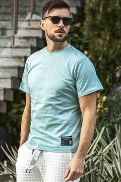 PATCH T-SHIRT / パッチ Tシャツ (サックス)