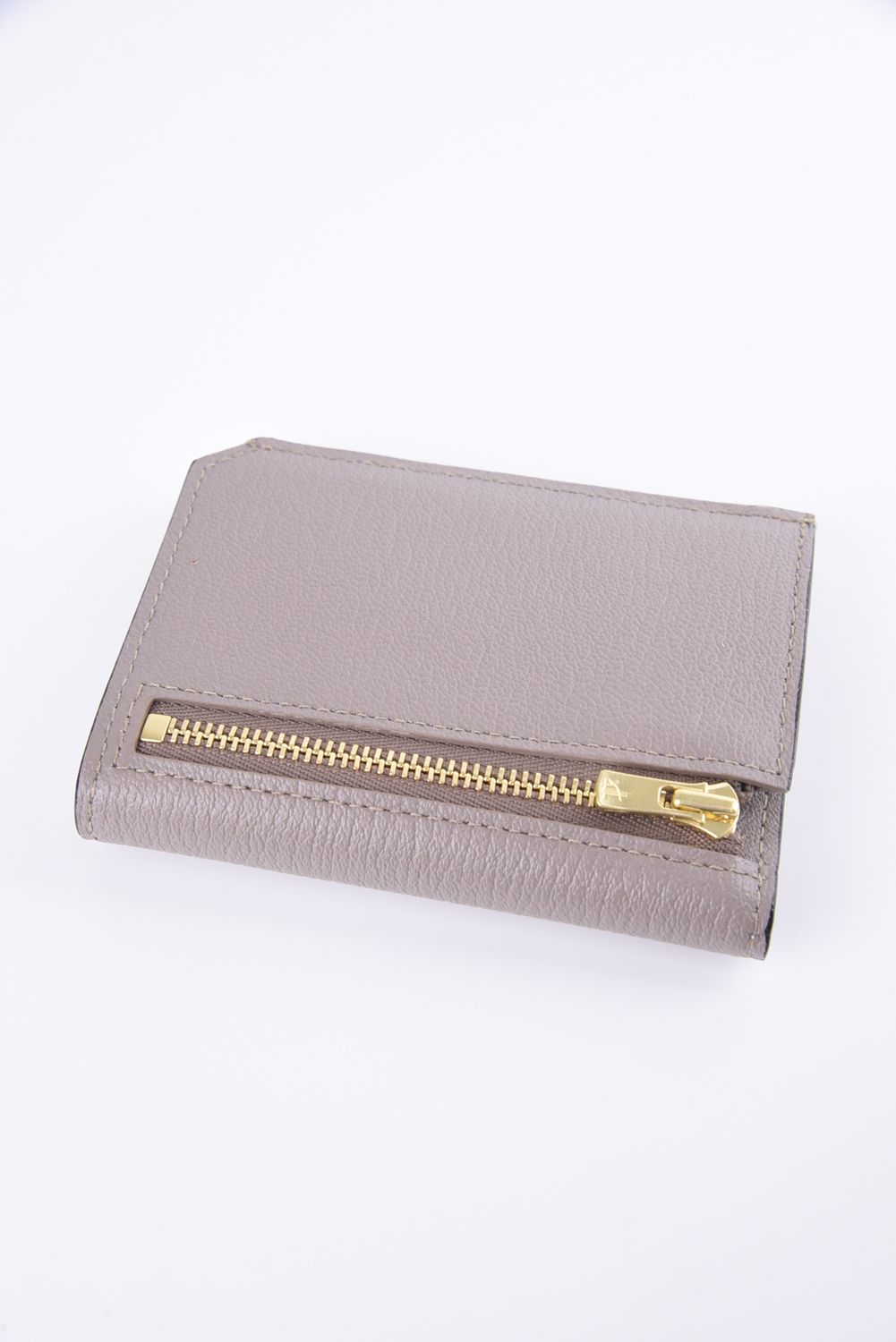 【残り1点】 CARD WALLET / LA501GT ゴートレザー 二つ折りスマートカードウォレット トルトラ / ミントグリーン