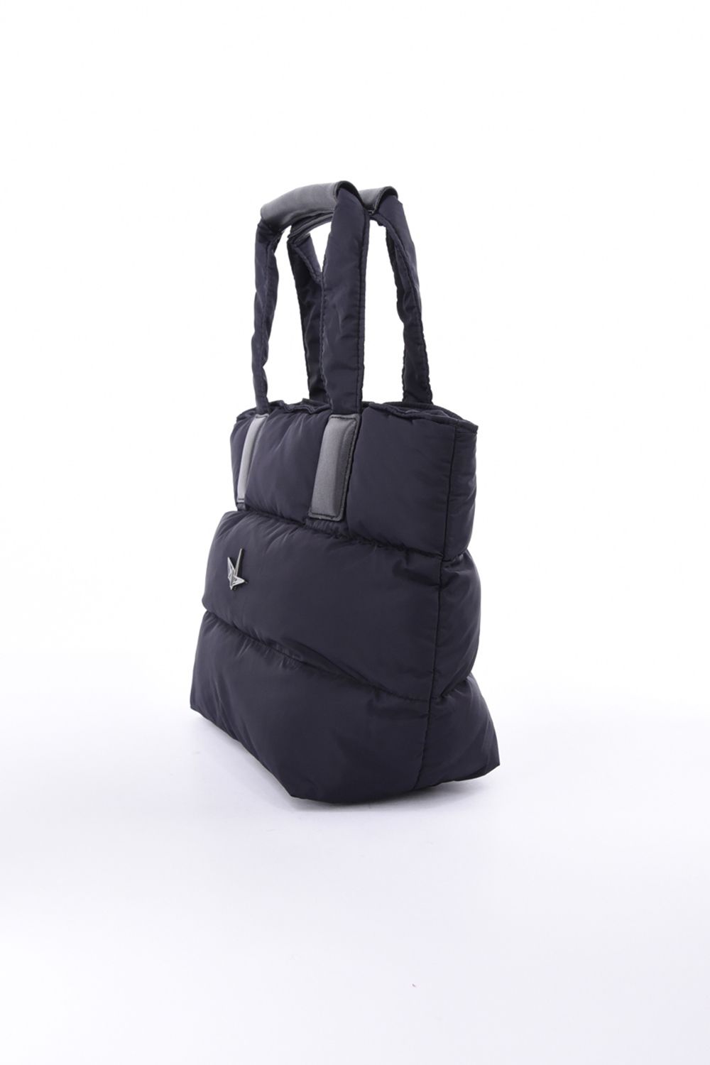 【26AW】 PUFFY NYLON MINI TOTE BAG / ナイロン 中綿ミニトートバッグ (ブラック)