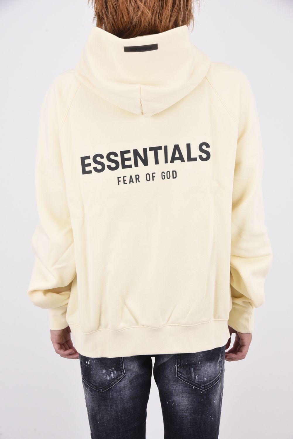 フォグ ESSENTIALS PULL OVER HOODIE ロゴプリントプルオーバーパーカー  メンズ S