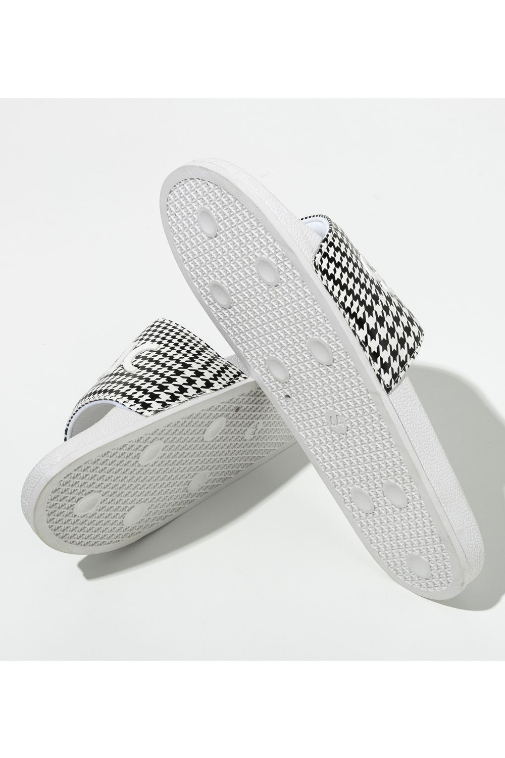 GLEN CHECK SANDALS / グレンチェック シャワーサンダル (ホワイト) (3月上旬入荷予定)