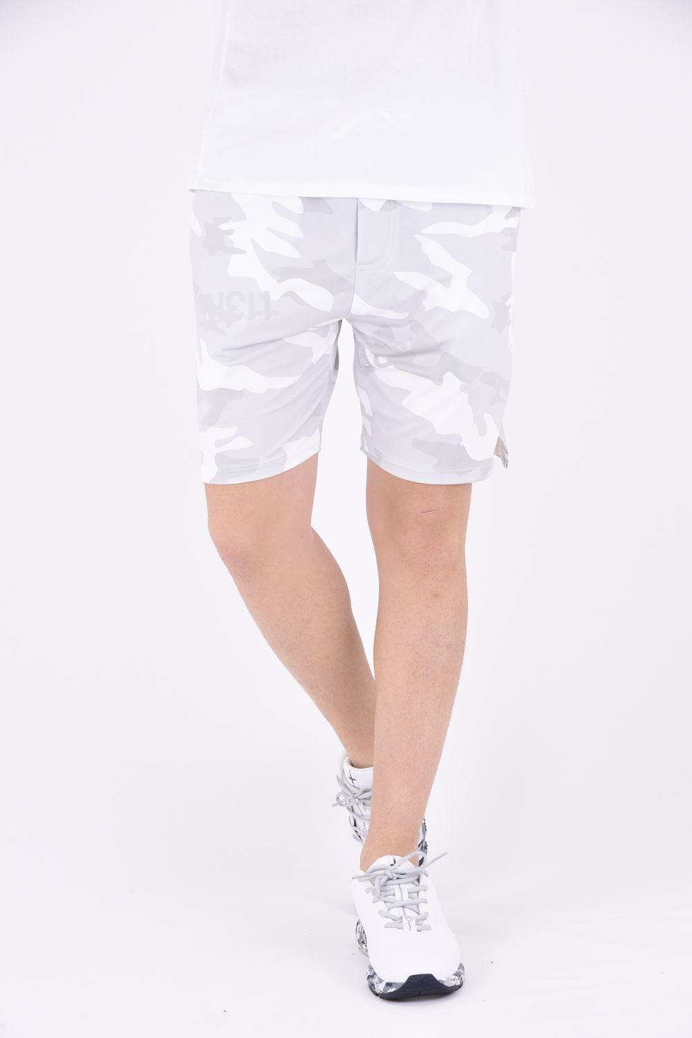 CAMO LOGO SHORT PANTS  / オリジナルカモフラ柄 ラッシュガードハーフパンツ ホワイト