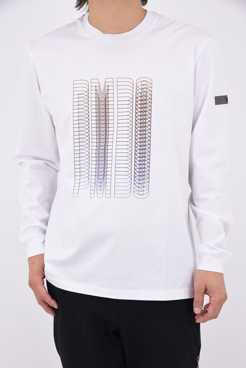 【26AW】 ALCI 3D / 3Dブランドロゴプリント クルーネックTシャツ (ホワイト)