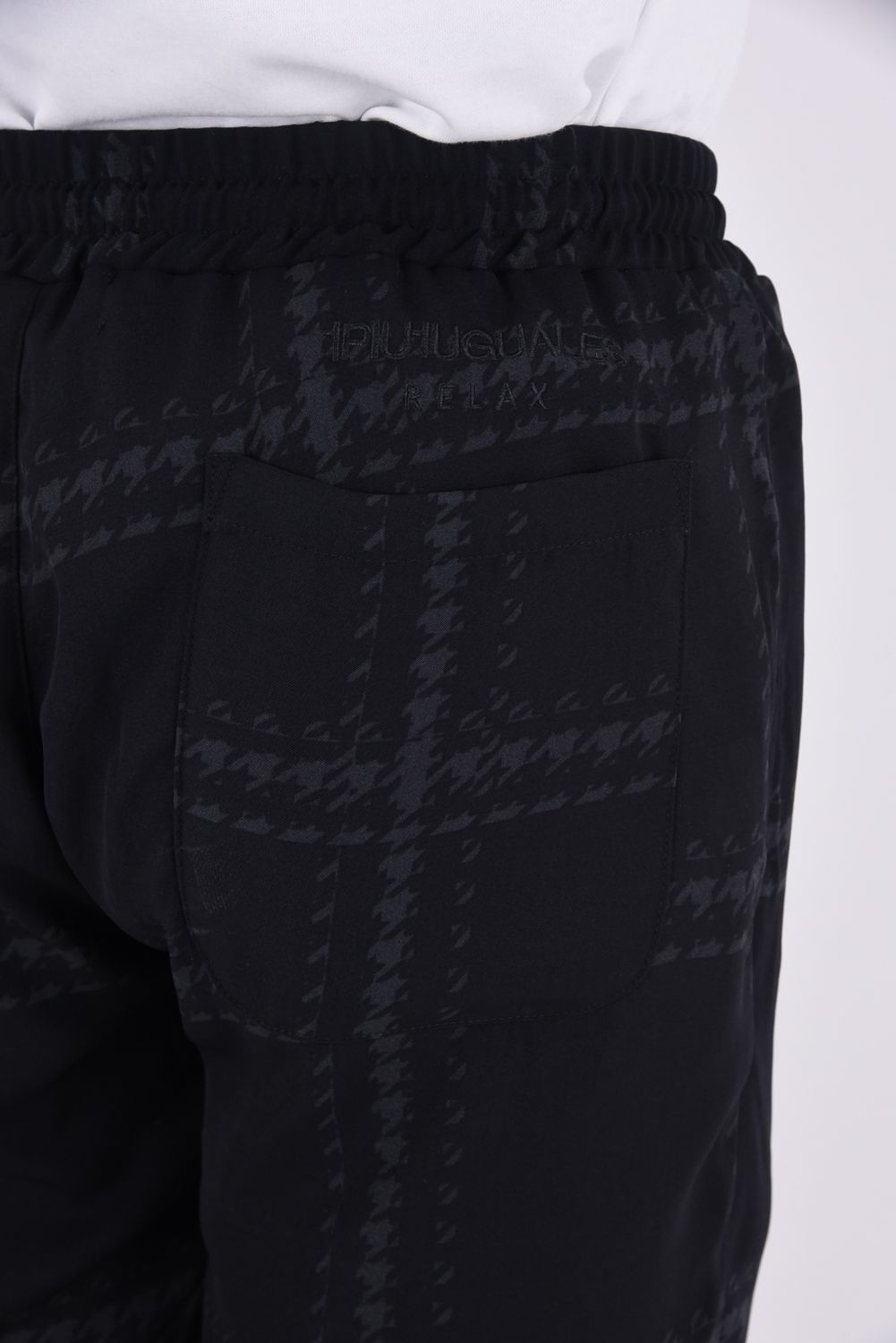 CHECKED ALOHA SHORTS / チェック アロハショートパンツ (ブラック)