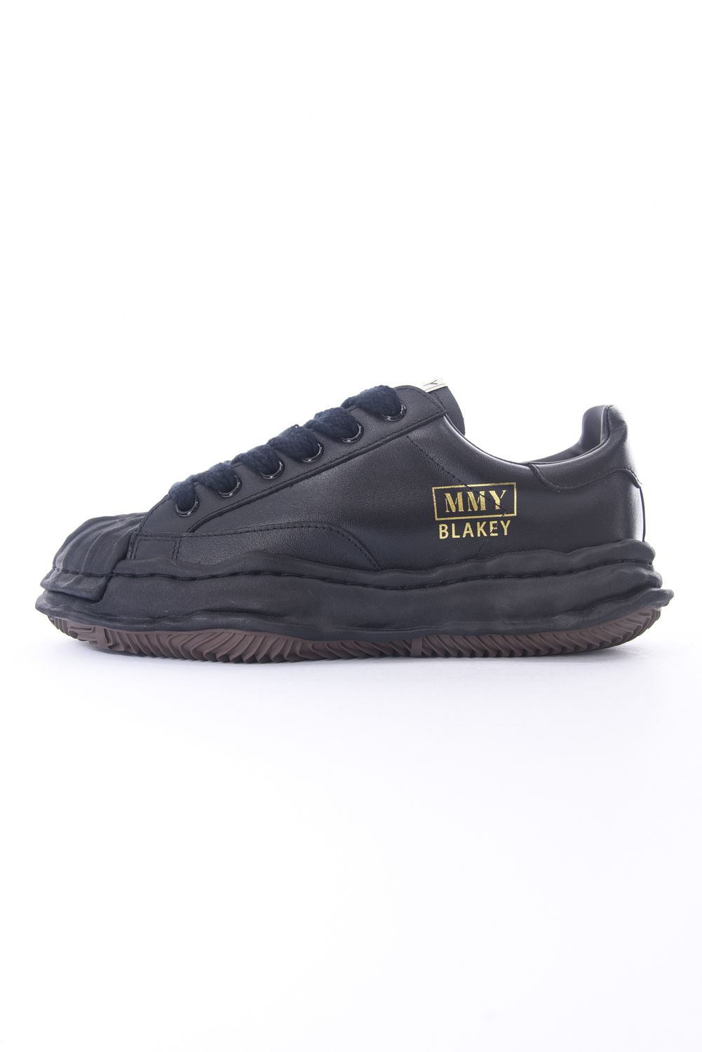 "BLAKEY" OG Sole Leather Low-top Sneaker / オリジナルソール レザーローカットスニーカー ブラック / ブラック
