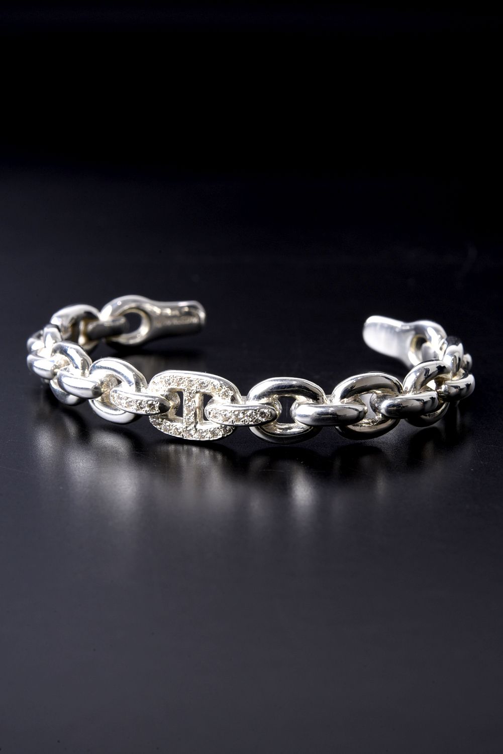 IVXLCDM - 【受注生産品】 ANCHOR CHAIN BANGLE with DIAMOND