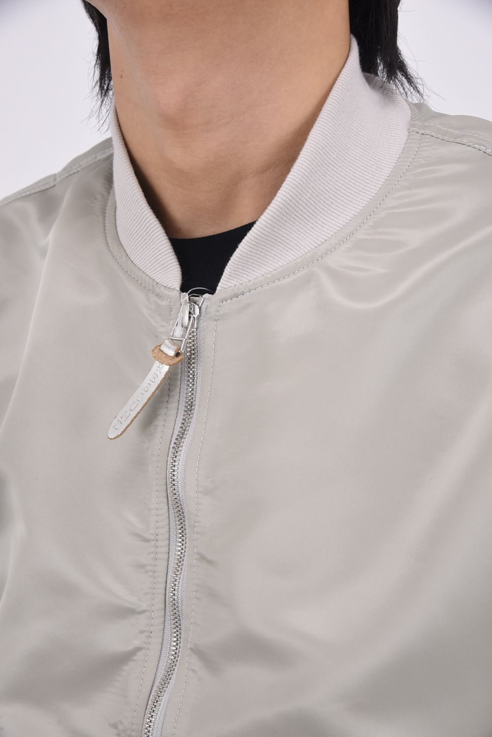 LIGHT David JACKET / ドロップショルダー フライトジャケット ナイロングレージュ